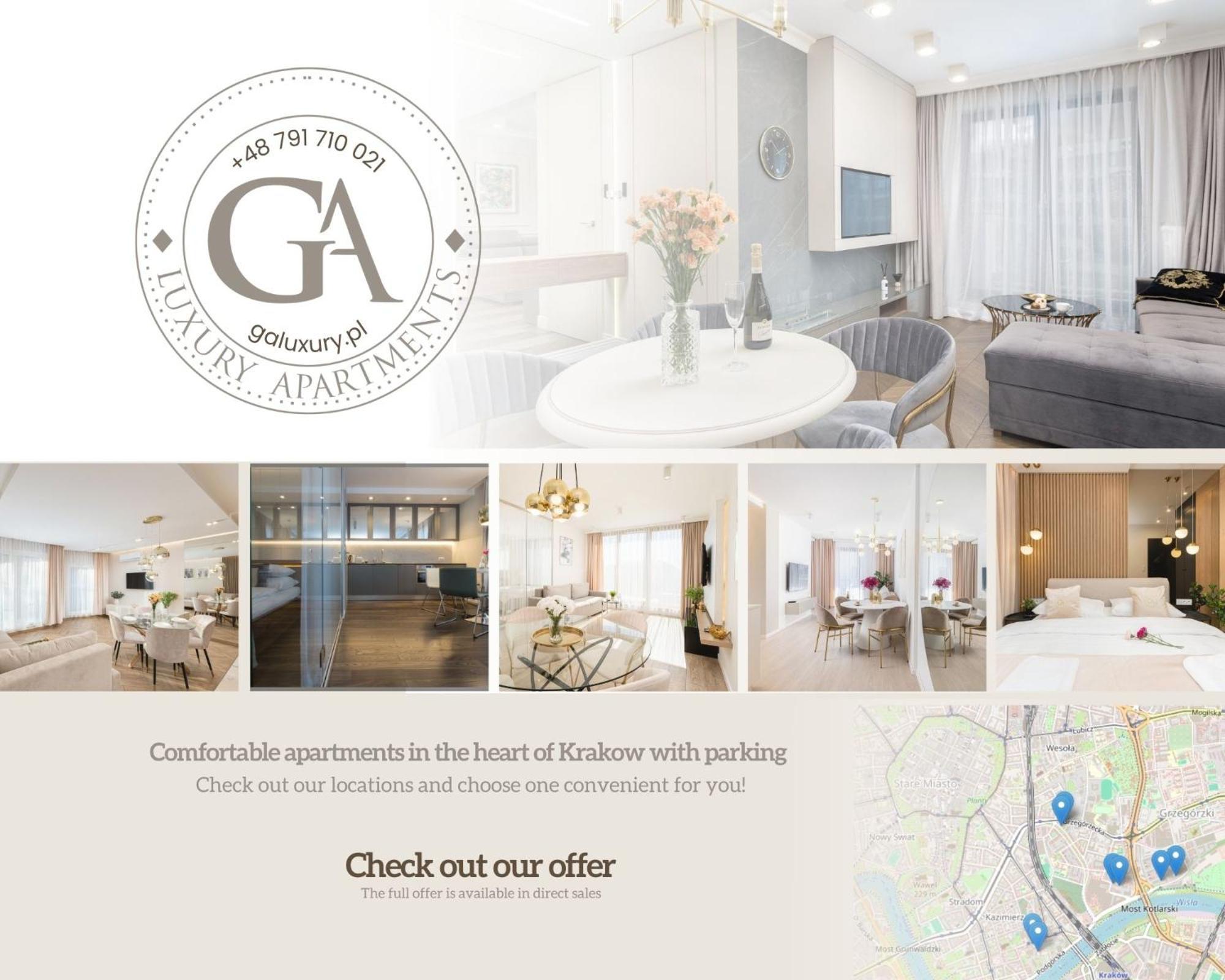 Ga Luxury Apartments G9 Kraków Exteriör bild